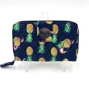 Vera Bradley RFID Turnlock Wallet in Toucan Party